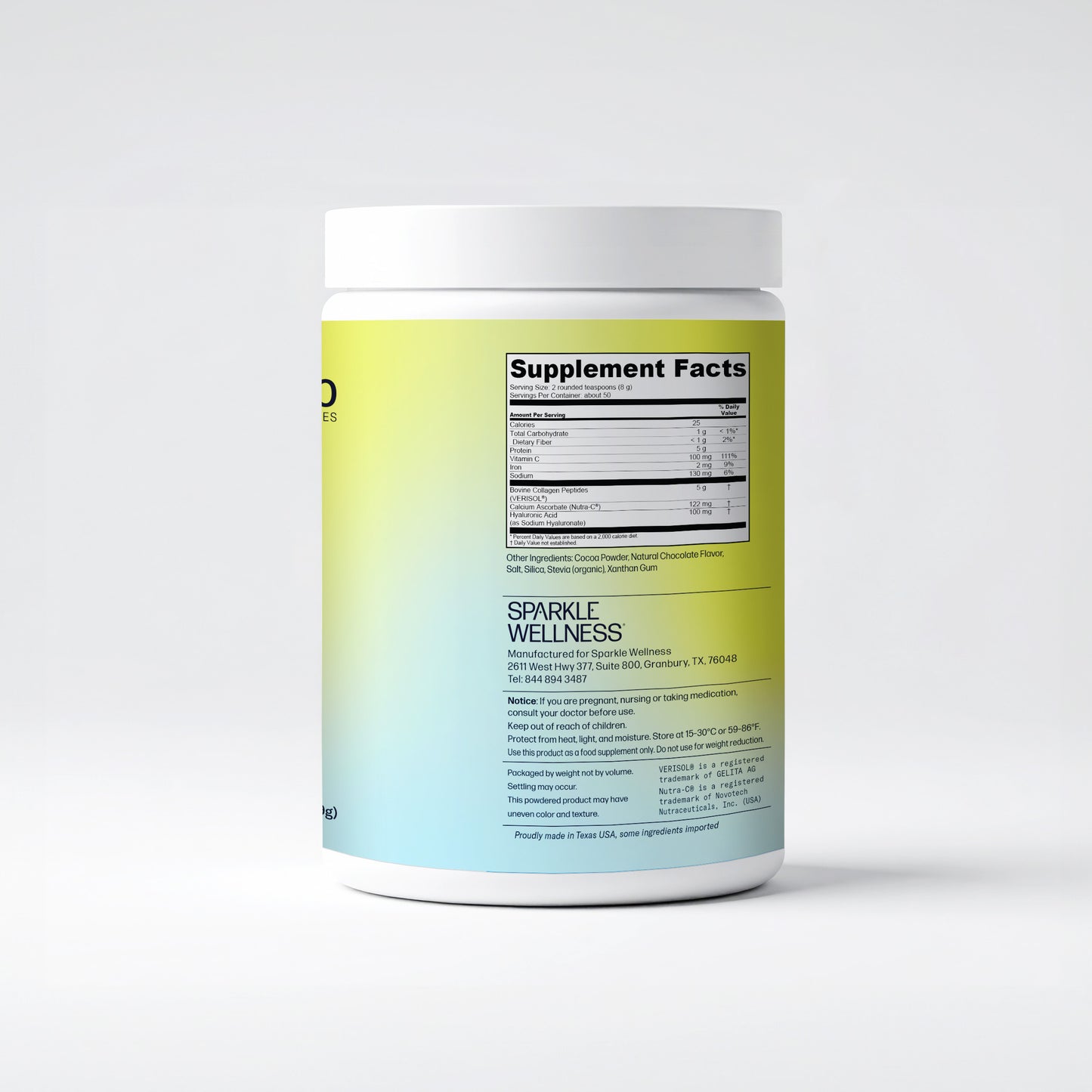 Skin Boost Plus Powder Chocolate 50 Back 2, 44426456531162