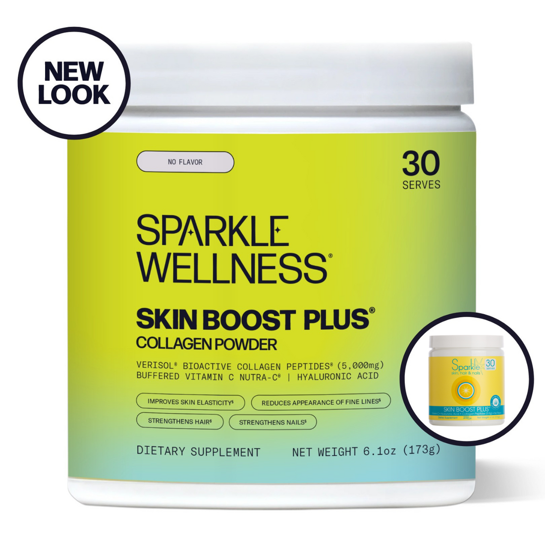 Sparkle Skin Boost Plus with VERISOL collagen Sparkle Wellness
