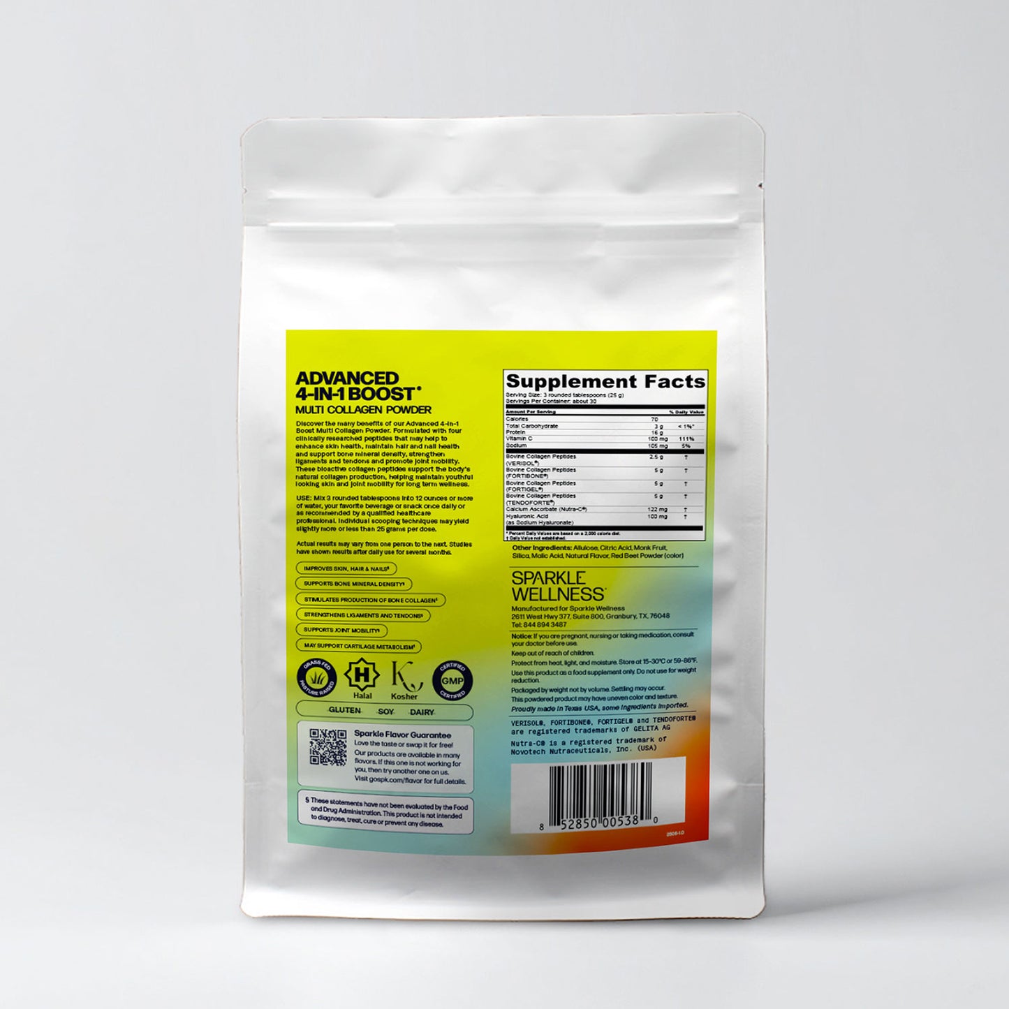 
                  
                    Sparkle Wellness Advanced 4-in-1 Boost (Acai Lemonade) back, 47122793267418
                  
                